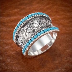 Victorian Vintage Style Beaded BOHO Ring